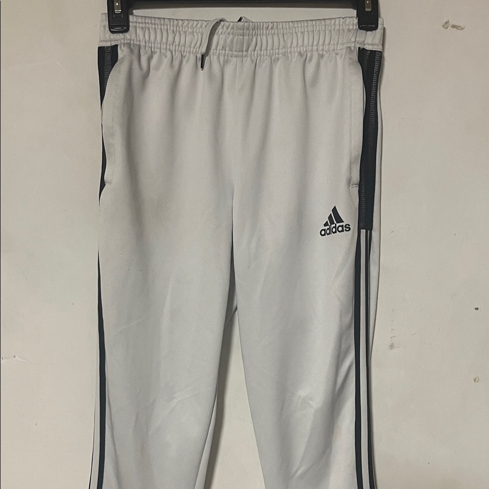 Adidas Kids White and Black‎ Joggers